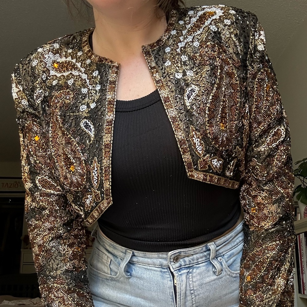 Vintage Beaded Jacket